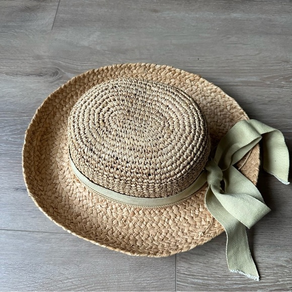 New Scala Studio Natural Straw Summer Hat - Picture 3 of 10